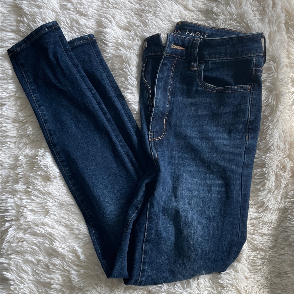 American Eagle Outfitters women’s Dark Blue Skinny Jeans